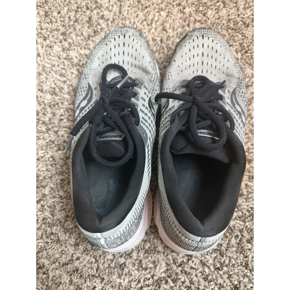 Saucony Ride 13 Shoes Womens 9.5‎ Black Gray Road Race Running Trainer Support - Picture 4 of 8